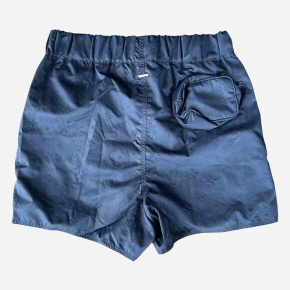 Louis Vuitton Navy Monogram Swim Shorts - Picture 2 of 8
